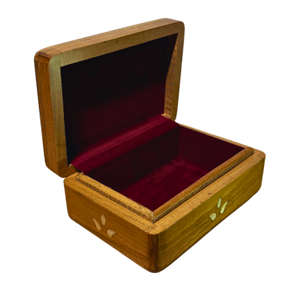Handcrafted Damascene Luxury Box – Mother of Pearl & Velvet Elegance