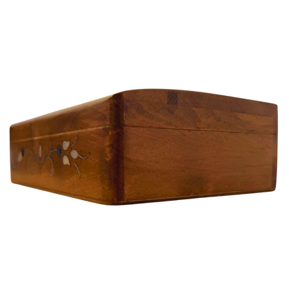 Handcrafted Damascene Luxury Box – Mother of Pearl & Velvet Elegance