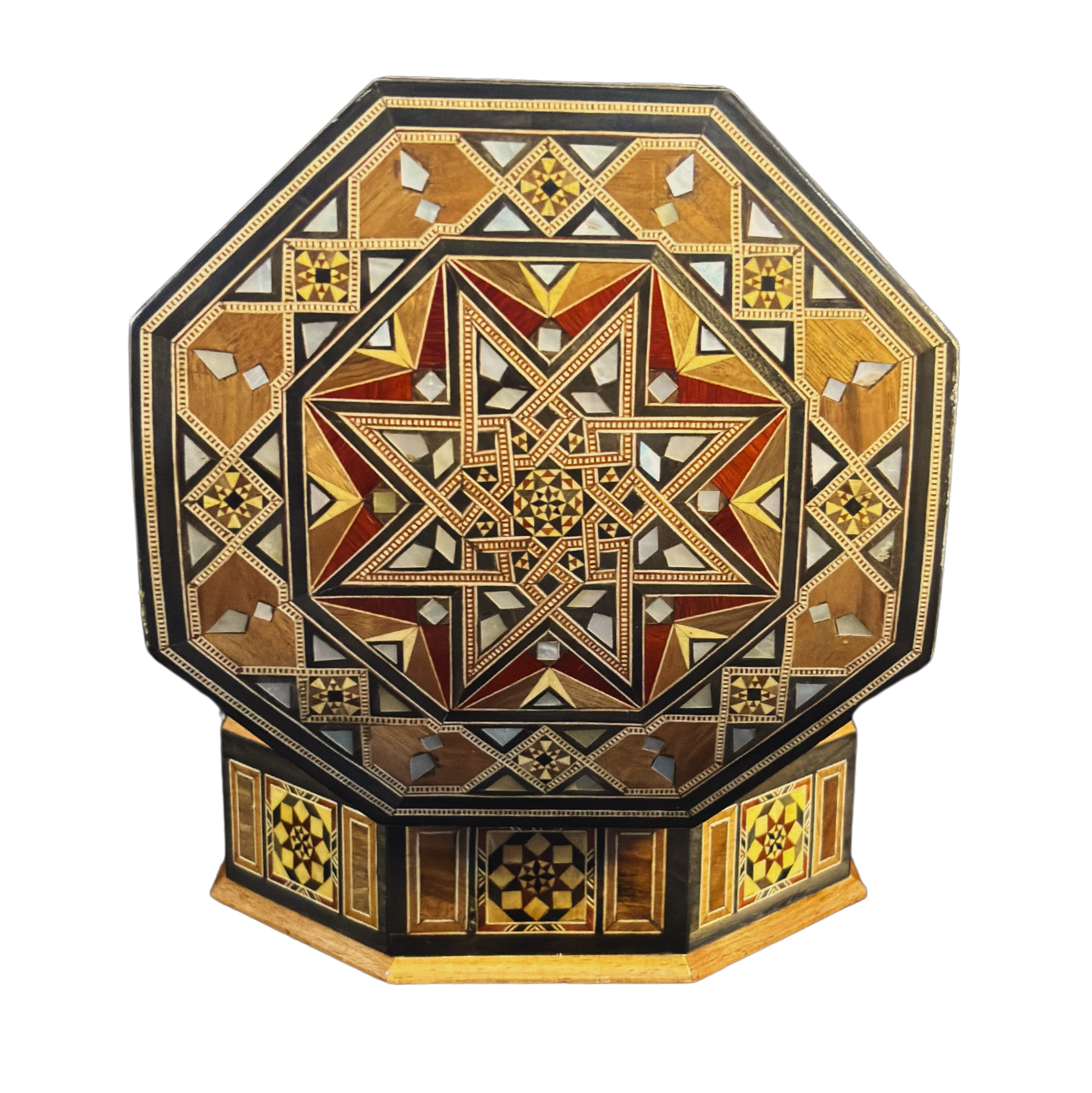Artisan Damascene Mosaic Box – Mother of Pearl & Timeless Craftsmanship
