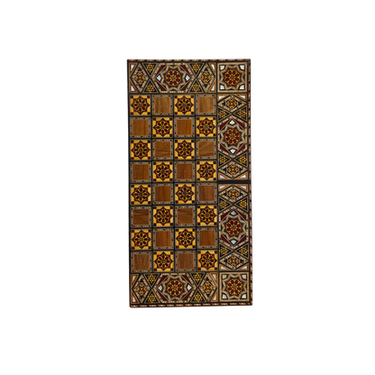 Handcrafted Damascene Backgammon & Chess Table by Gaby Al Dayeh – Masterpiece with Mother of Pearl Inlay