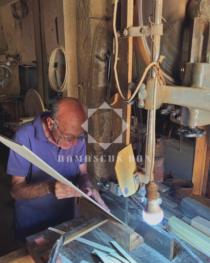 Scatola Damascena a Mosaico di Gaby Al Dayeh – Madreperla e Velluto